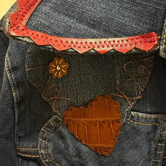 Brighton Heart Appliqué Denim Jacket (Size M) – Style K11086 - Picture 6 of 16
